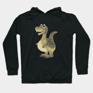 funny dinosaur cartoon Hoodie